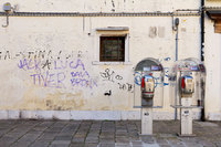<span style="font-size:14px;">Phone Booth, Venice, Italy